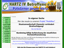 Tablet Screenshot of hartz-4-betroffene.com